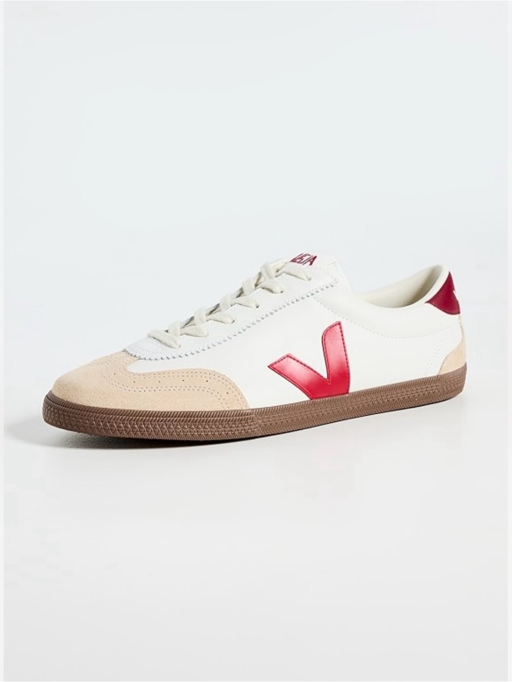 Veja Women's White Red Taupe Sneakers